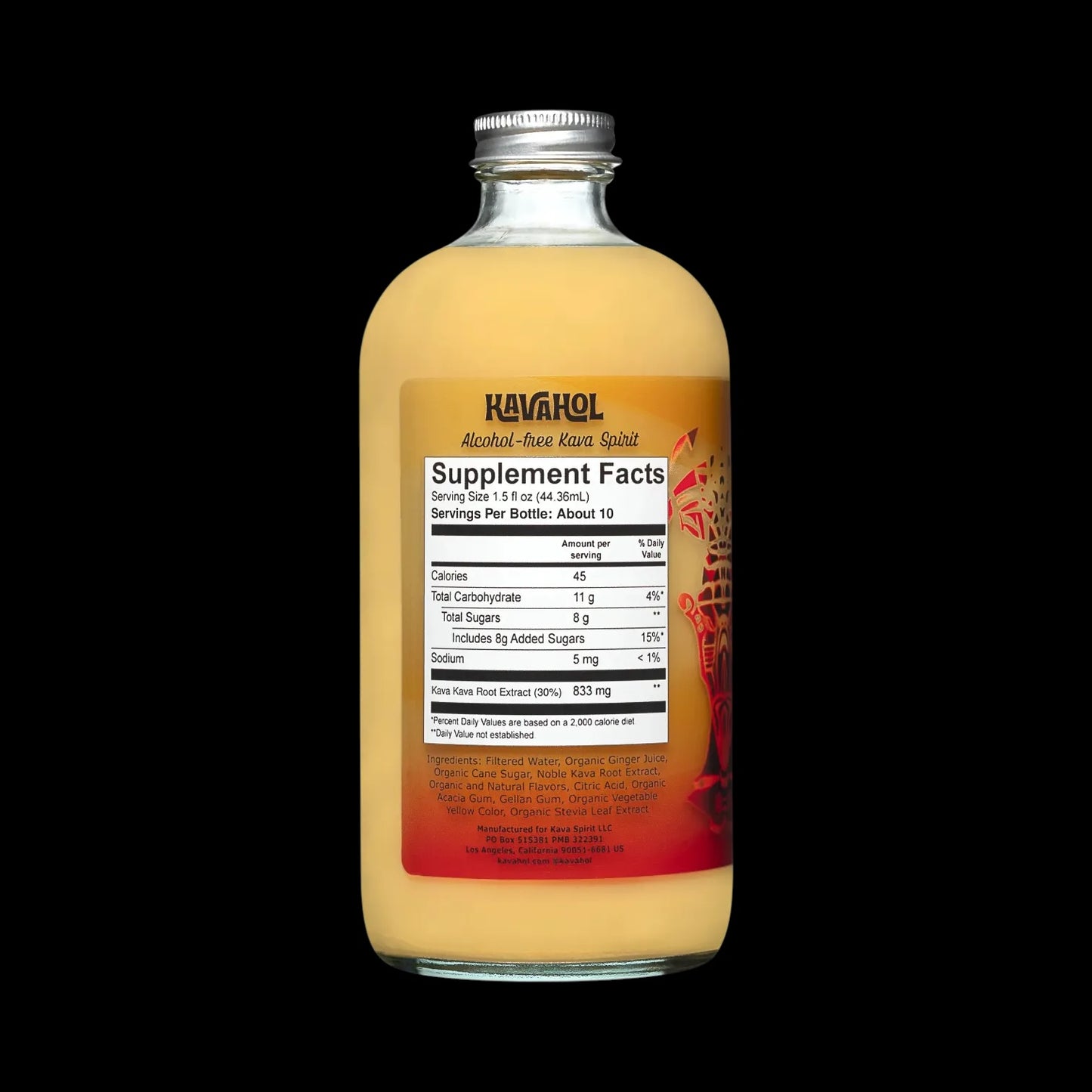 Kavahol Alcohol-free Kava Spirit | 16 oz. Bottle