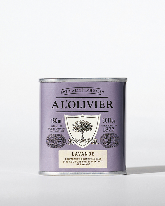 Lavender Aromatic Olive Oil, A L'Olivier 150ml tin