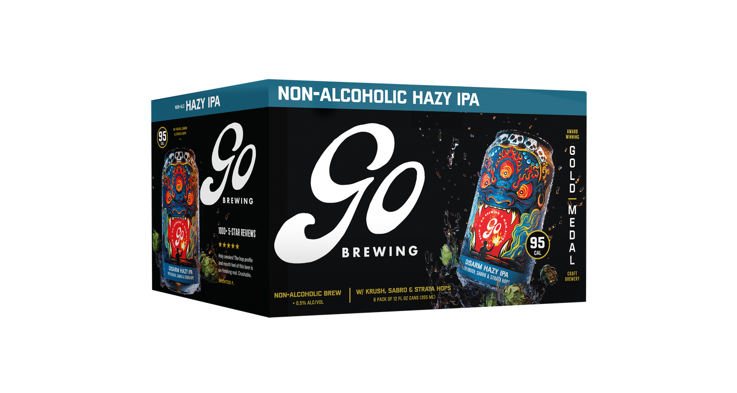 Go Brewing Disarm Hazy IPA | 6-pack