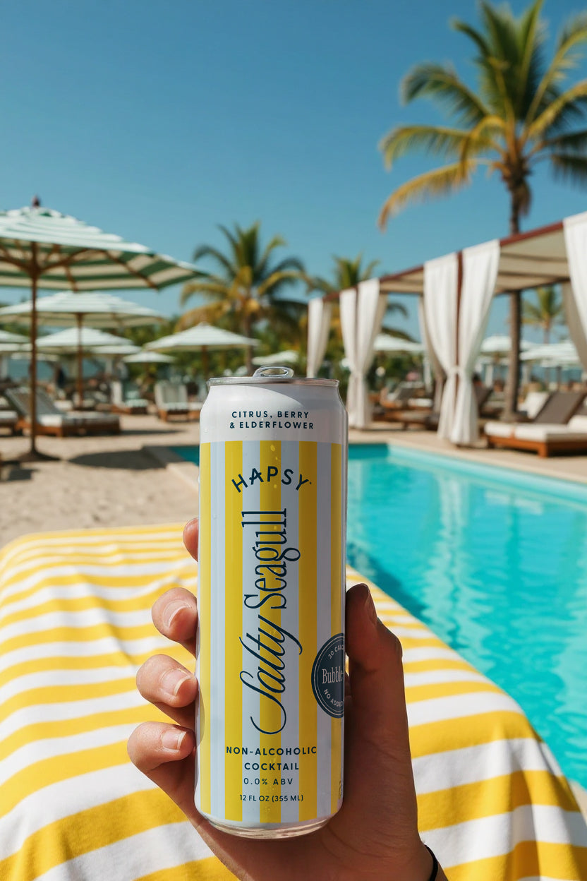 Hapsy Salty Seagull Non-alcoholic Cocktail | 4-pack