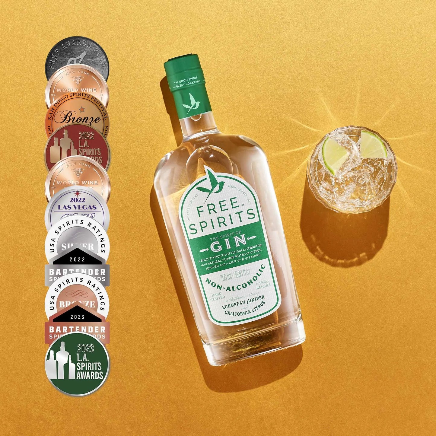 Free Spirits The Spirit of Gin | 750ml Bottle