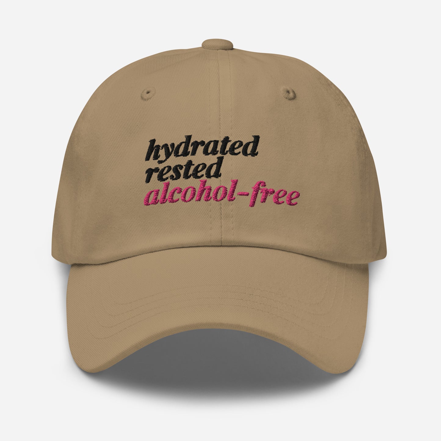 Hydrated, Rested + Alcohol-Free hat