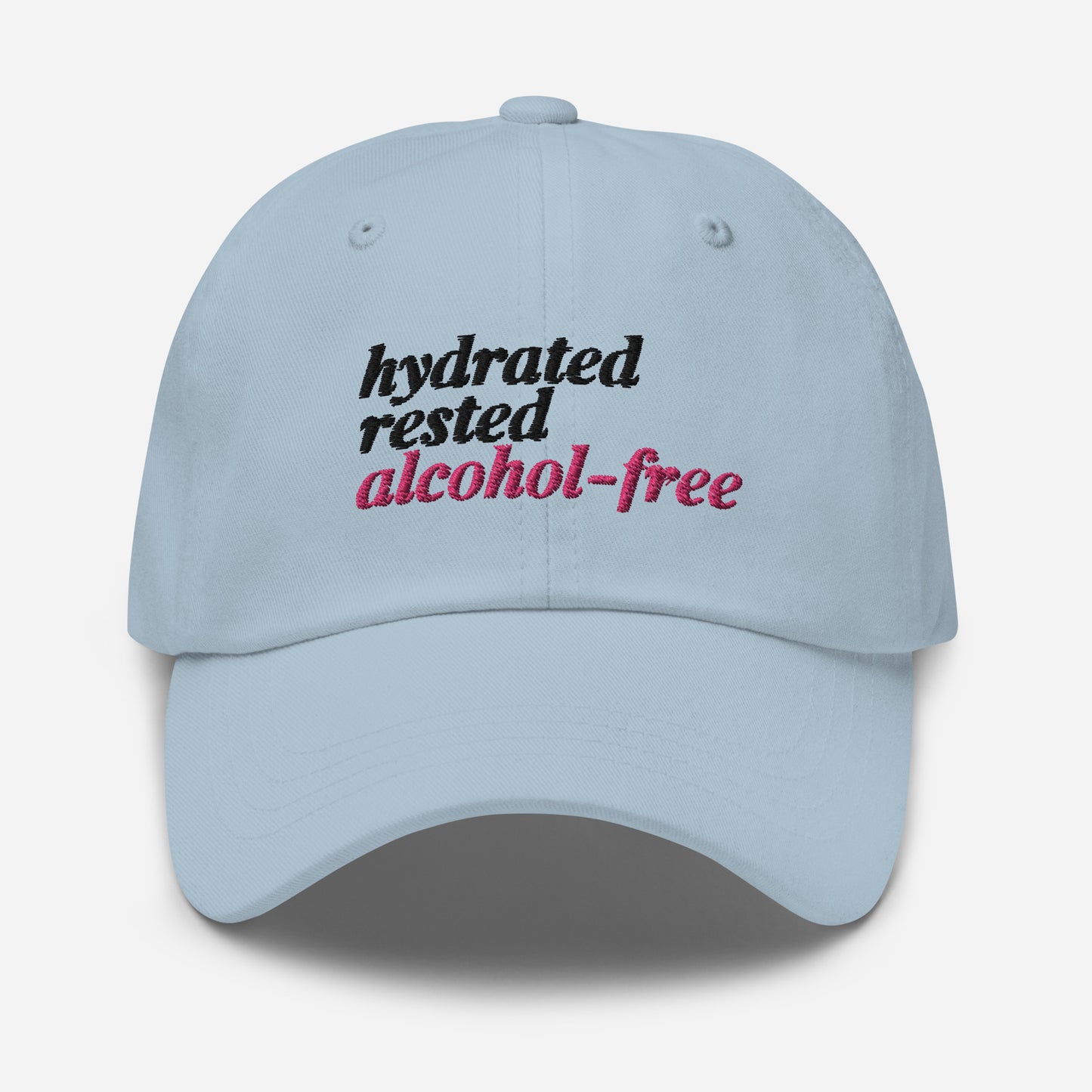 Hydrated, Rested + Alcohol-Free hat