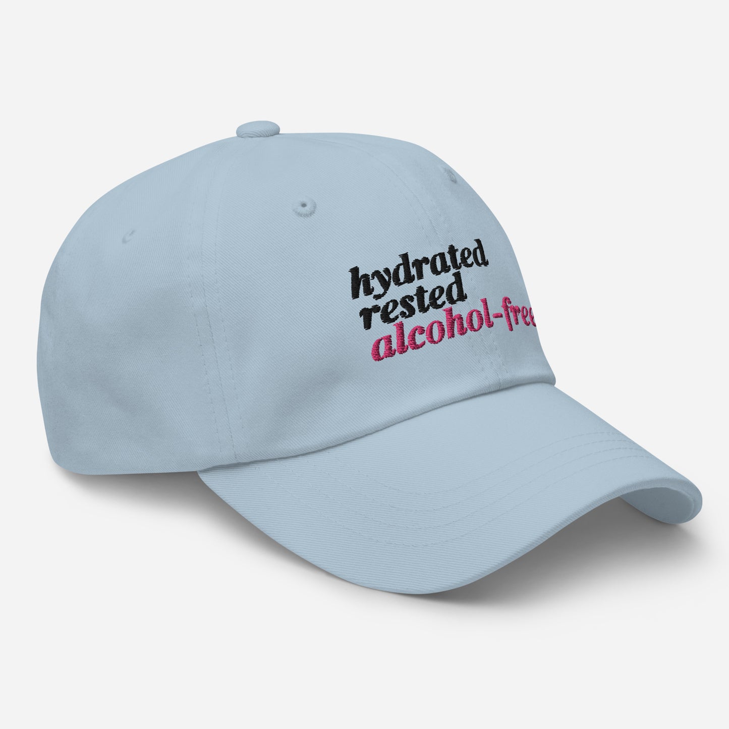 Hydrated, Rested + Alcohol-Free hat