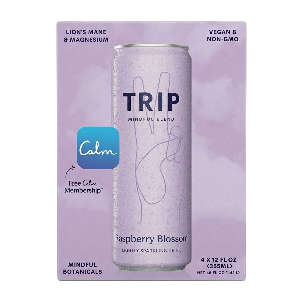 TRIP - Mindful Blend Raspberry Blossom 4 pack (6 x 4 packs)