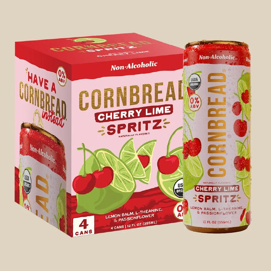 Cornbread NA Spritz Cherry Lime | 4-pack