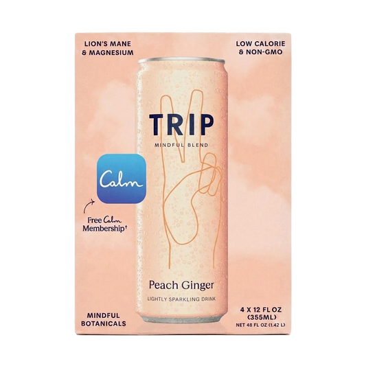 TRIP Mindful Blend Peach Ginger | 4-pack