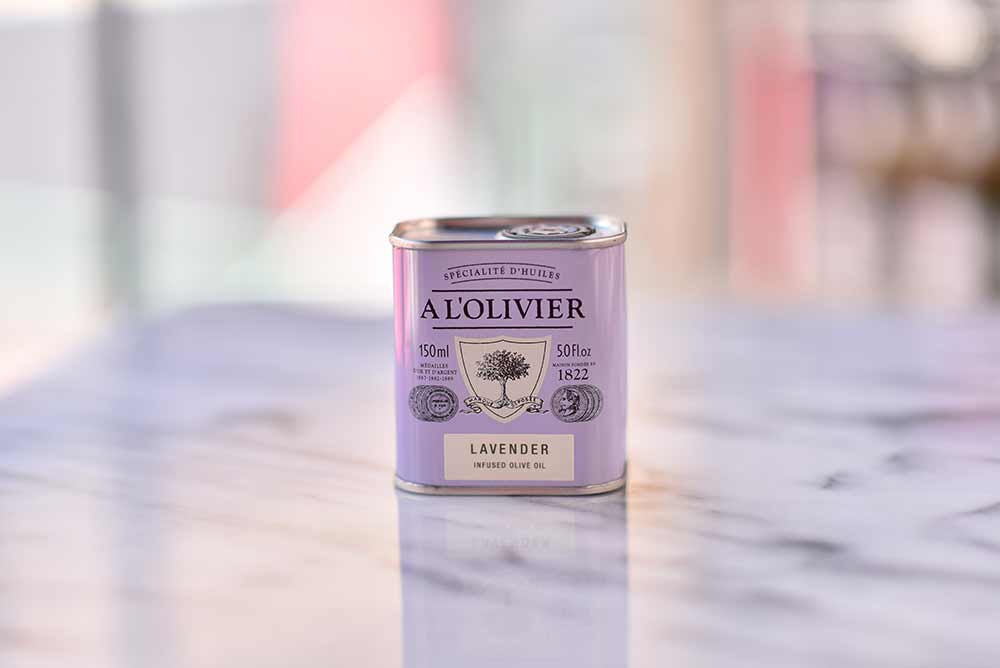 Lavender Aromatic Olive Oil, A L'Olivier 150ml tin