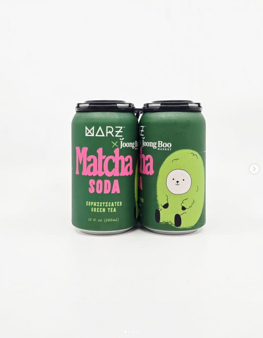 Marz Joong Boo Matcha Soda | 4-pack