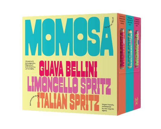 MOMOSA Variety Pack NA Spritzers | 6-pack