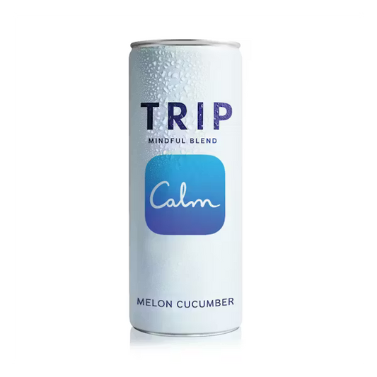 TRIP Mindful Blend Melon Cucumber Sparkling Botanical Drink | 4-pack