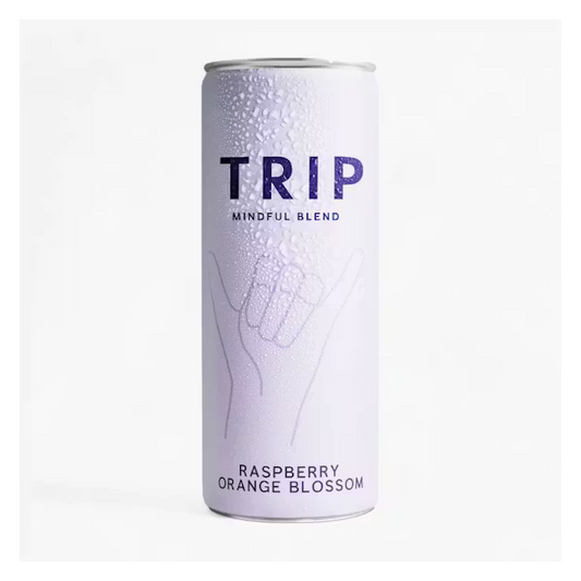 TRIP Mindful Blend Raspberry Blossom Sparkling Botanical Drink | 4-pack