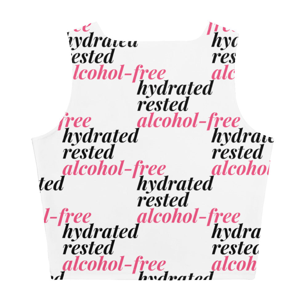 Rested, Hydrated, Hangover-Free Crop Top