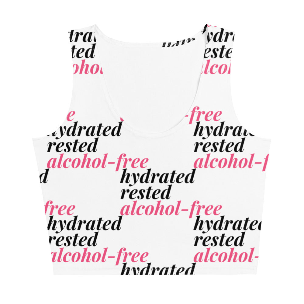 Rested, Hydrated, Hangover-Free Crop Top