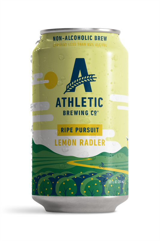 athletic brewing ripe pursuit lemon radler