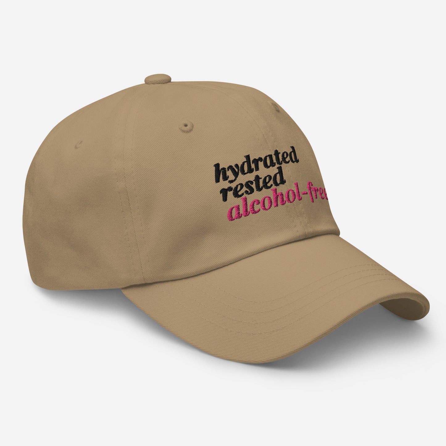 Hydrated, Rested + Alcohol-Free hat