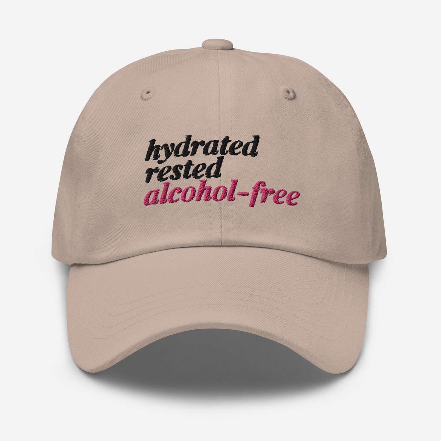 Hydrated, Rested + Alcohol-Free hat