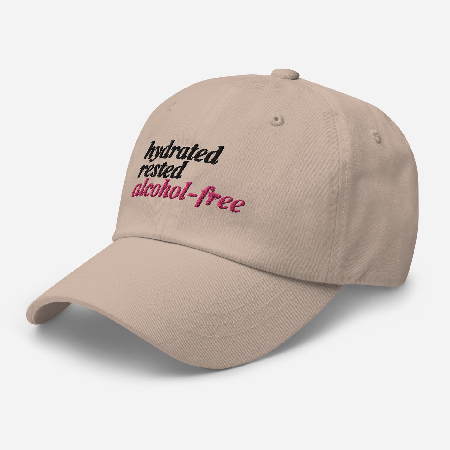 Hydrated, Rested + Alcohol-Free hat
