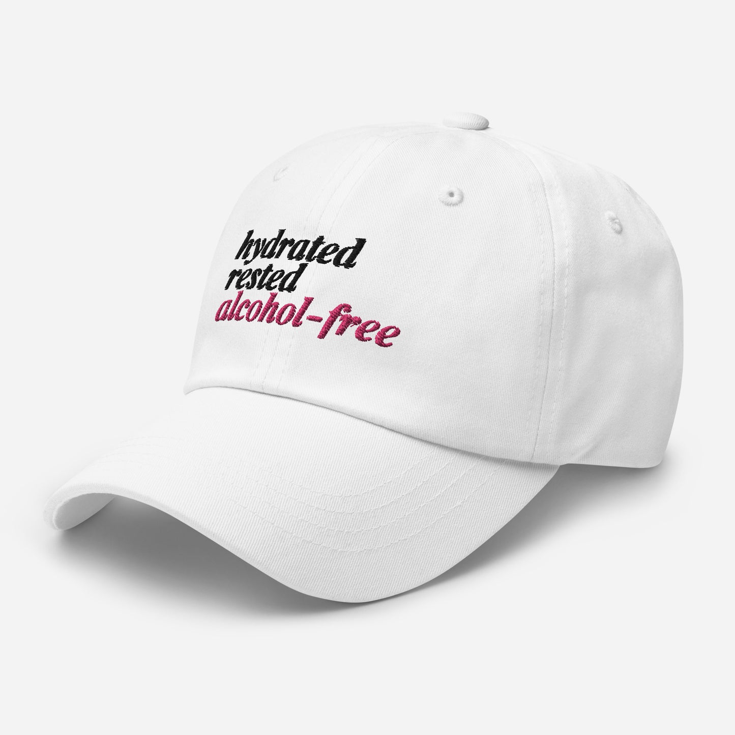 Hydrated, Rested + Alcohol-Free hat